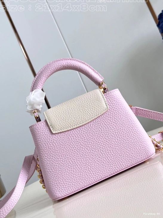 Firstbag CAPUCINES VUITTON MINI-21*14*8CM LOUIS 0812
